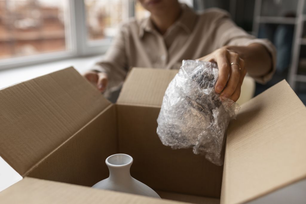 how to pack fragile items for moving